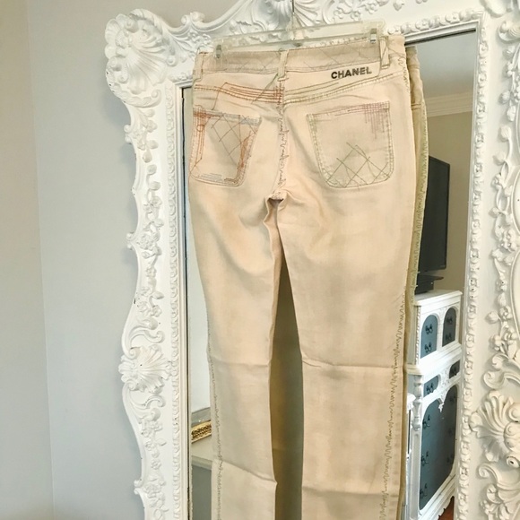 CHANEL Embroidery Logo Jeans - Picture 9 of 13